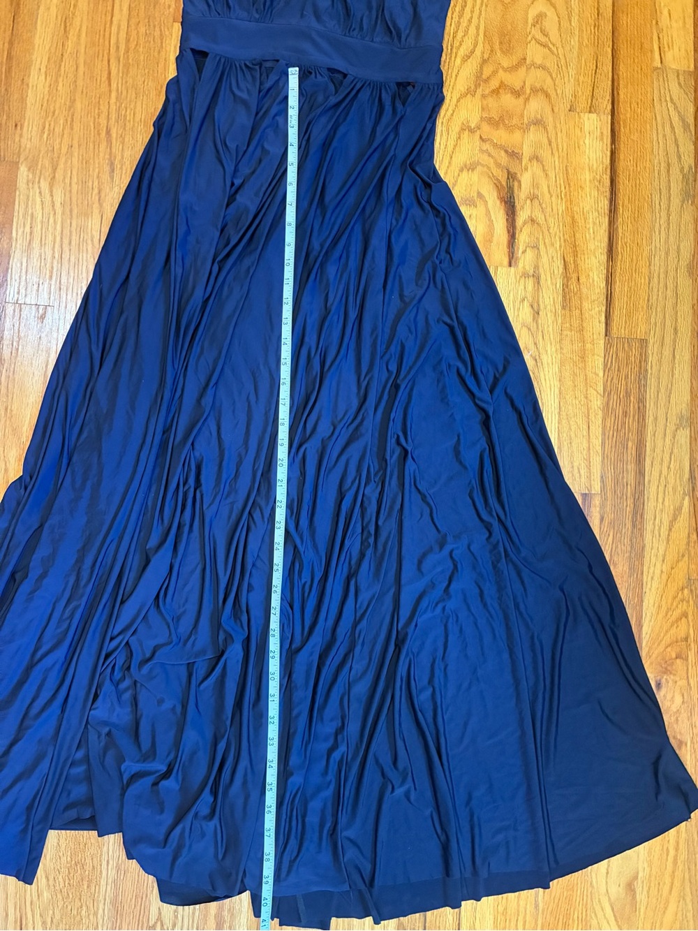 ASOS Navy Halter-Style Maxi Dress